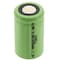Exell Battery 2/3A 1600mAh 1.2V NIMH Rechargeable Flat Top Battery EBC-512-0 - alternate 1